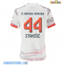 Camisa de time de futebol Bayern Munich Josip Stanisic #44 Replicas 2º Equipamento Feminina 2025-26 Manga Curta